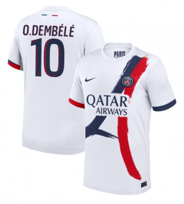 Paris Saint-Germain Ousmane Dembele #10 Segunda Equipación 2024-25 Manga Corta